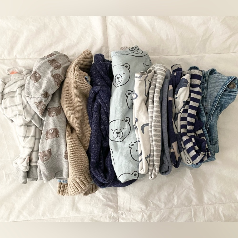 Bundle of Baby boy clothes 6-12 months (14 items)